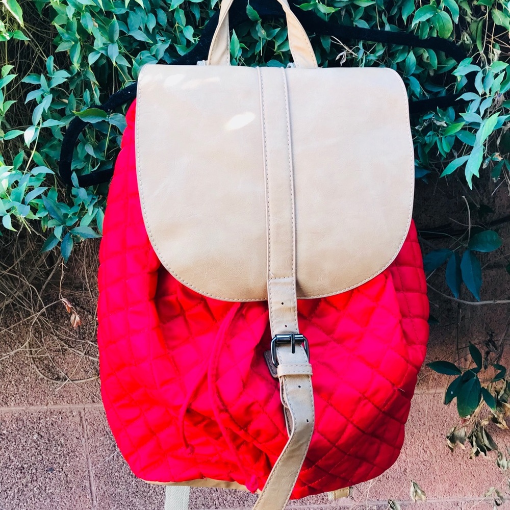 Red backpack/purse